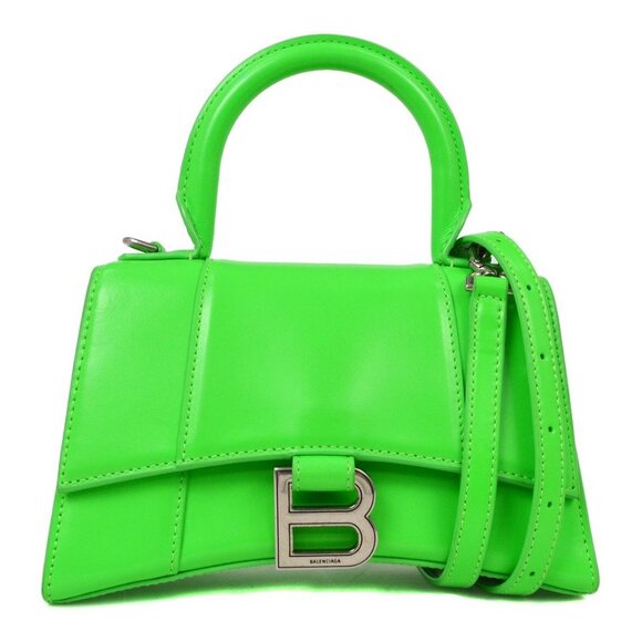 Balenciaga Green Hourglass XS 2way Handbag 592833.3807.T.493075 NQ00833 - Picture 1 of 6